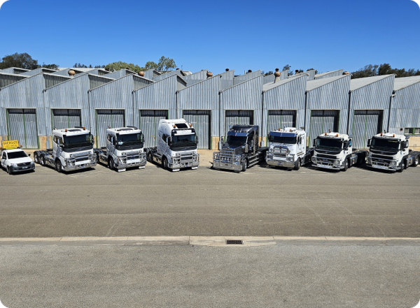 Heavy haulage fleet lineup
